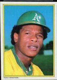 1983 Topps All Star Glossy Rickey Henderson #33 card