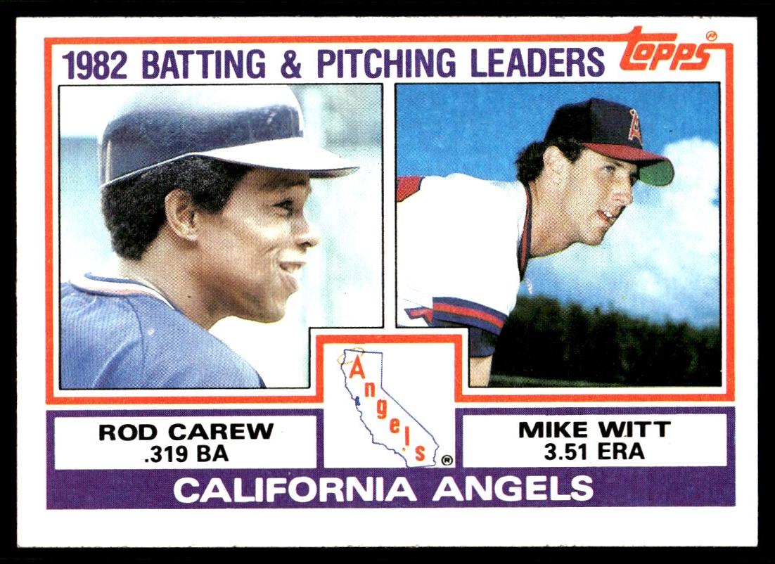1983 Topps Angels Leaders #651 card