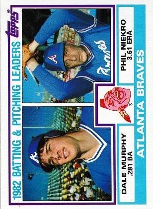 1983 Topps Braves Leaders #502 card
