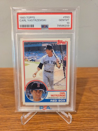 1983 Topps Carl Yastrzemski #550 card