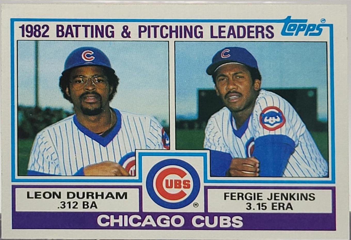 1983 Topps Cubs Leaders #51 card