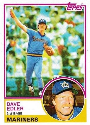 1983 Topps Dave Edler #622 card