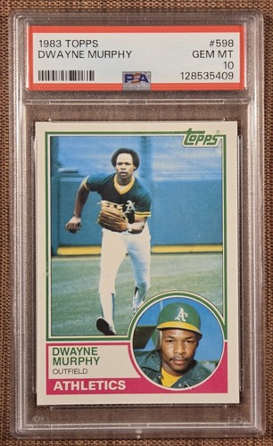 1983 Topps Dwayne Murphy #598 card