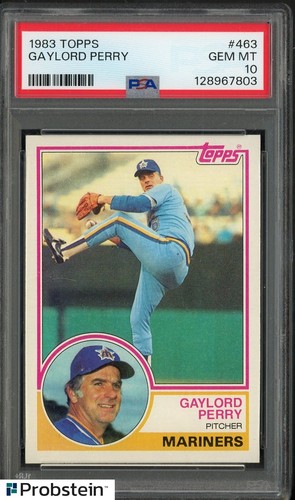 1983 Topps Gaylord Perry #463 card