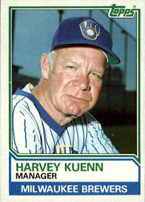 1983 Topps Harvey Kuenn #726 card