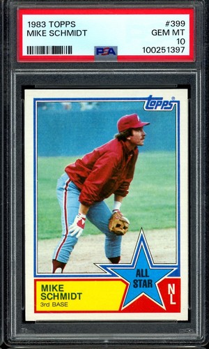 1983 Topps Mike Schmidt #399 card