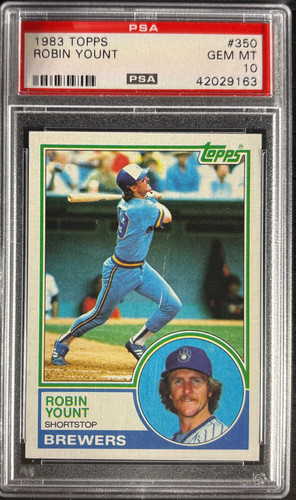 1983 Topps Robin Yount #350 card