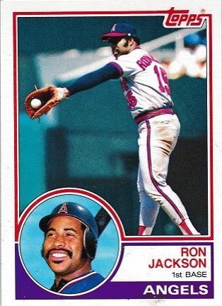 1983 Topps Ron Jackson #262 card