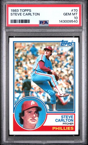 1983 Topps Steve Carlton #70 card