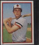 1983 Topps Stickers Cal Ripken Jr. #315 card