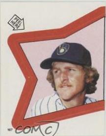 1983 Topps Stickers Robin Yount #167 card
