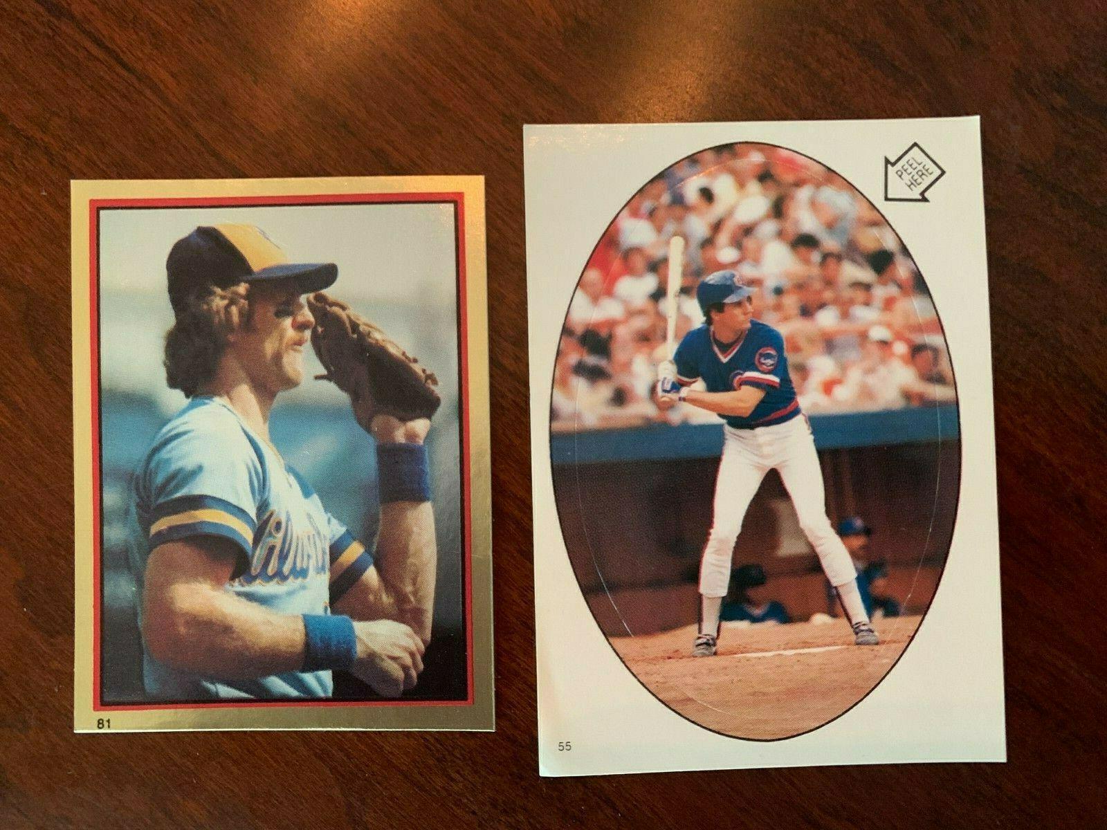 1983 Topps Stickers Robin Yount #81 card