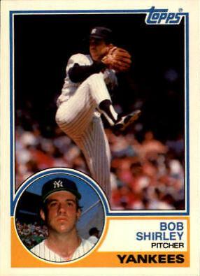 1983 Topps Traded Bob Shirley #103T card