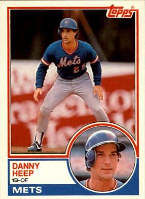 1983 Topps Traded Danny Heep #41T card