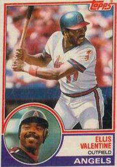 1983 Topps Traded Ellis Valentine #120T card