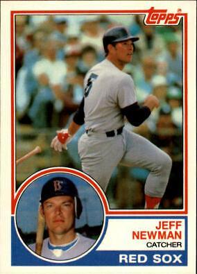 1983 Topps Traded Jeff Newman #80T card