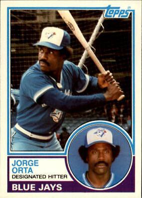 1983 Topps Traded Jorge Orta #82T card