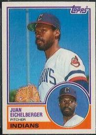 1983 Topps Traded Juan Eichelberger #29T card