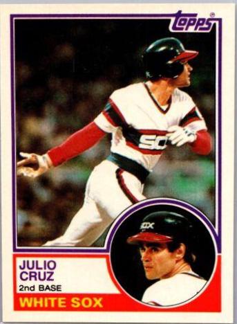 1983 Topps Traded Julio Cruz #23T card