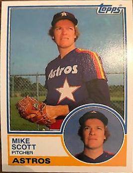 1983 Topps Traded Mike Scott #100T card