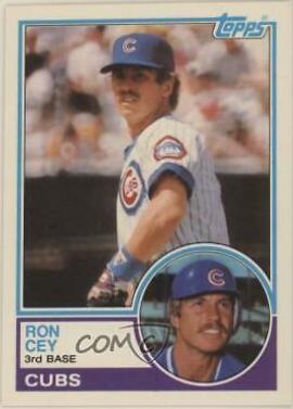 1983 Topps Traded Ron Cey #19T card