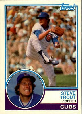 1983 Topps Traded Steve Trout #117T card