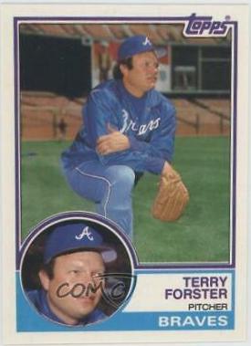 1983 Topps Traded Terry Forster #33T card