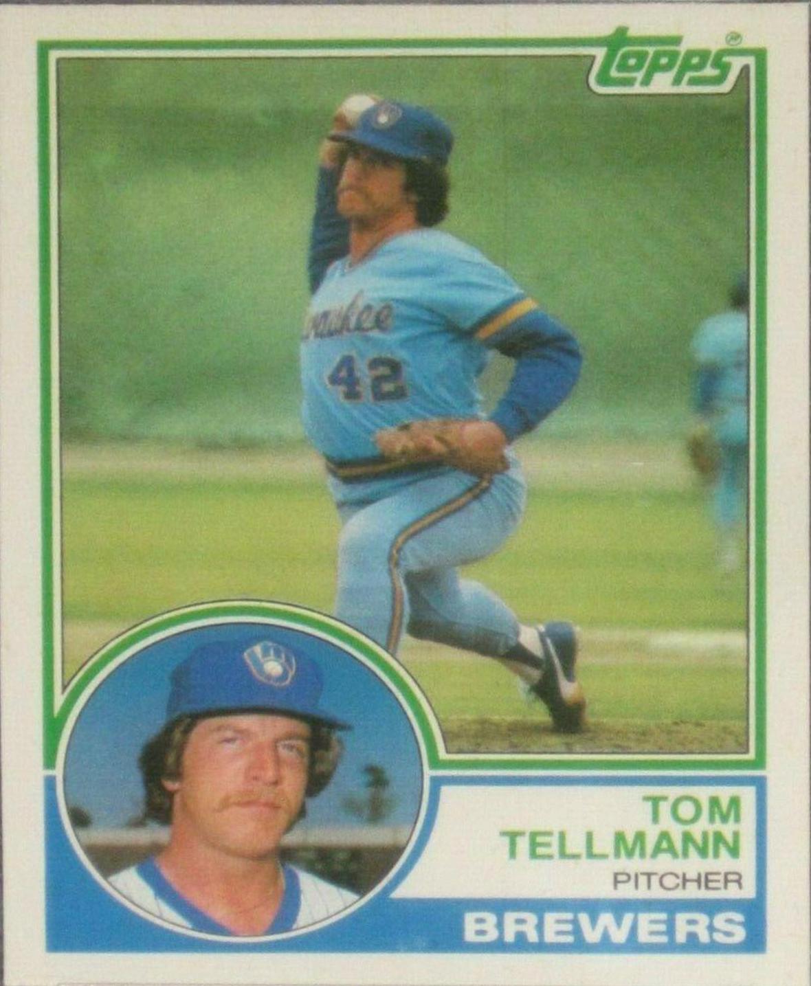 1983 Topps Traded Tom Tellmann #109T card