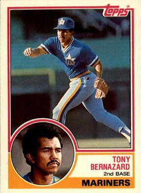 1983 Topps Traded Tony Bernazard #9T card