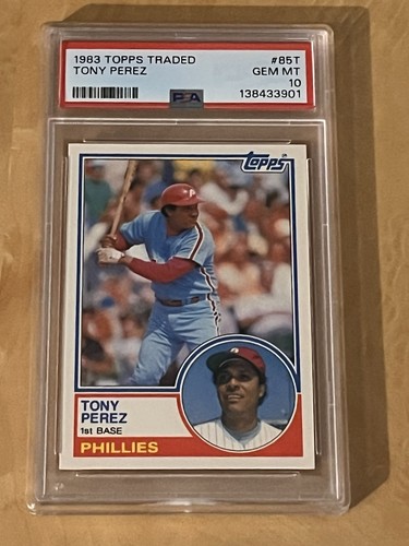1983 Topps Traded Tony Perez #85T card