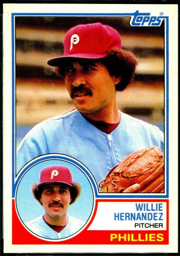 1983 Topps Traded Willie Hernandez #45T card