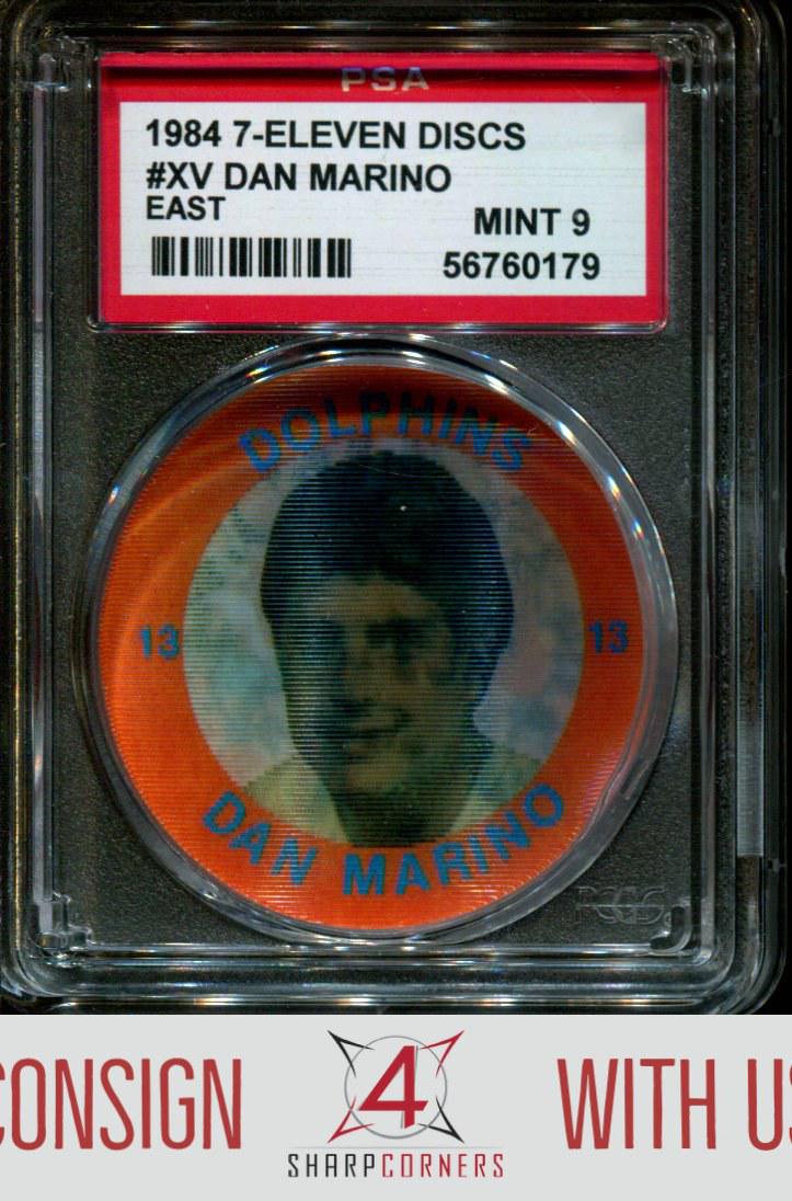 1984 7 Eleven Discs Dan Marino [East] #XV card