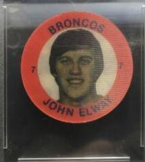 1984 7 Eleven Discs John Elway [West] #XVII card