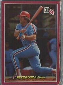 1984 Donruss Action All Stars Pete Rose #54 card