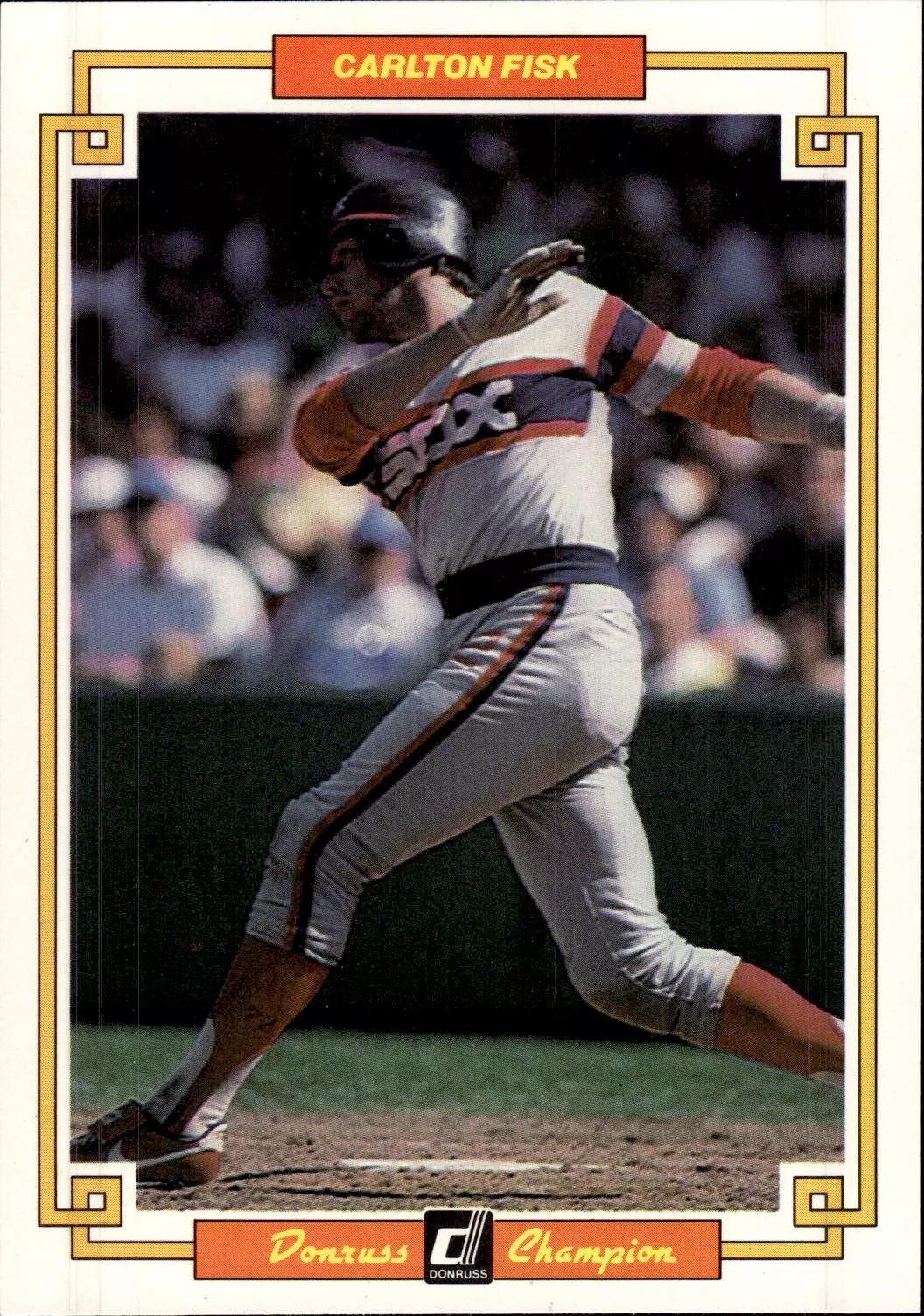 1984 Donruss Champions Carlton Fisk #52 card