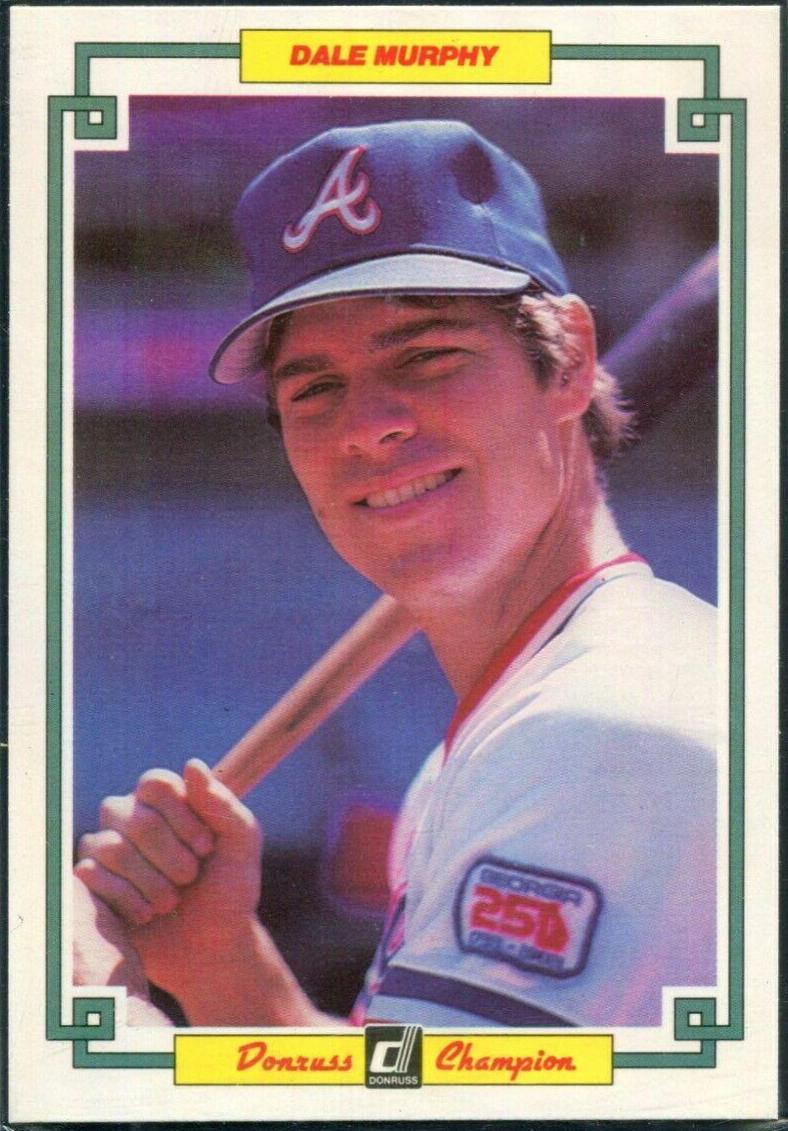 1984 Donruss Champions Dale Murphy #49 card