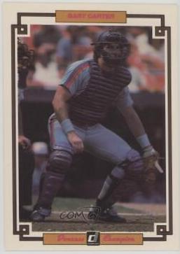 1984 Donruss Champions Gary Carter #58 card
