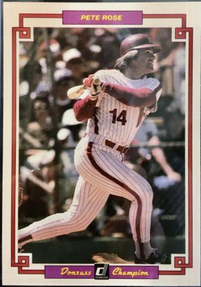 1984 Donruss Champions Pete Rose #27 card