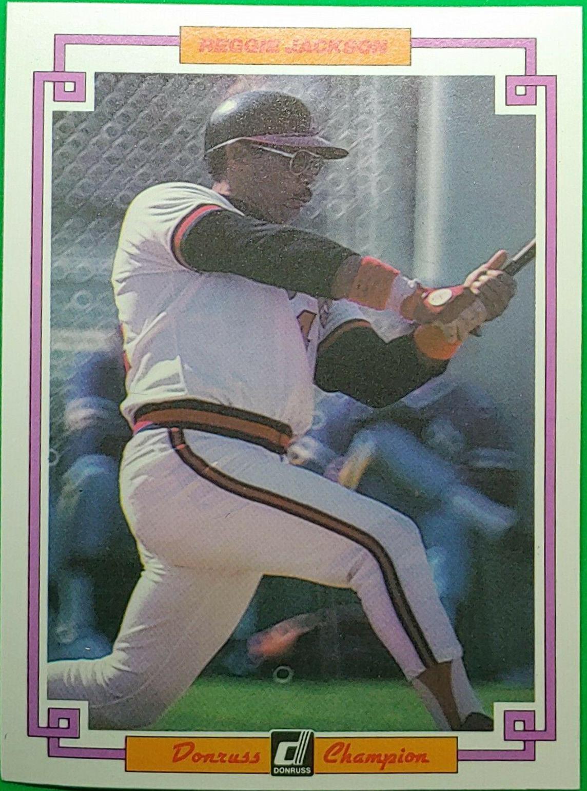 1984 Donruss Champions Reggie Jackson #9 card