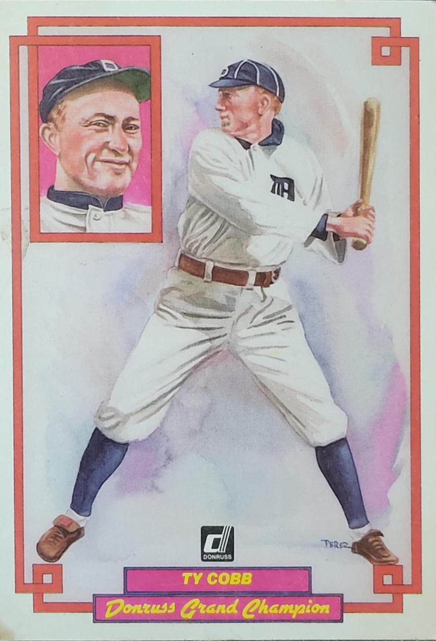 1984 Donruss Champions Ty Cobb #26 card