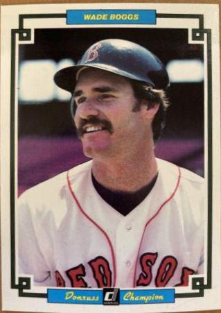 1984 Donruss Champions Wade Boggs #16 card