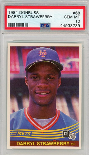 1984 Donruss Darryl Strawberry #68 card