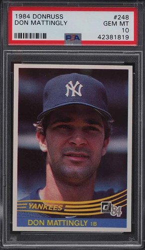 1984 Donruss Don Mattingly #248 card