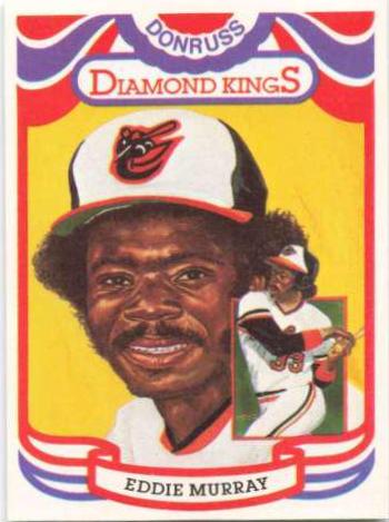 1984 Donruss Eddie Murray [Diamond Kings Steel] #22 card