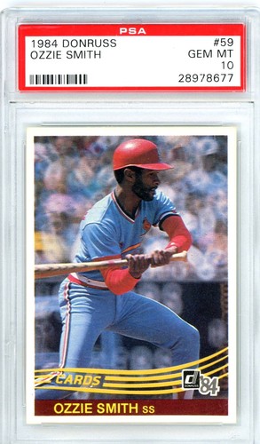 1984 Donruss Ozzie Smith #59 card