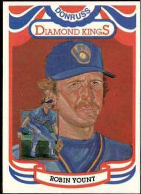 1984 Donruss Robin Yount [Diamond Kings Steele] #1 card