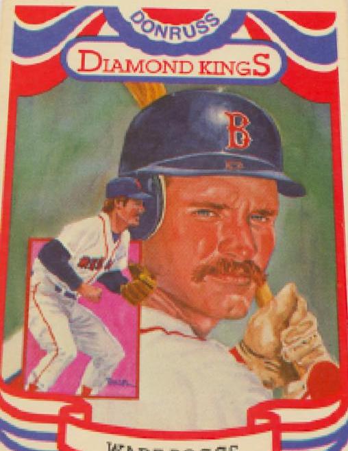 1984 Donruss Wade Boggs [Diamond Kings Steele] #26 card