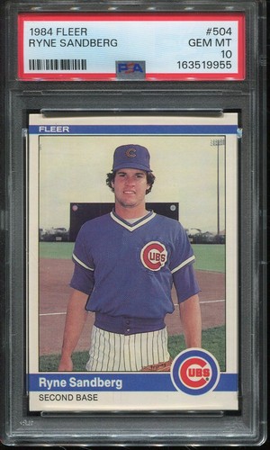 1984 Fleer Ryne Sandberg #504 card