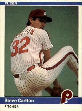 1984 Fleer Steve Carlton #25 card