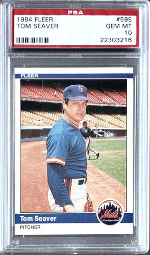 1984 Fleer Tom Seaver #595 card